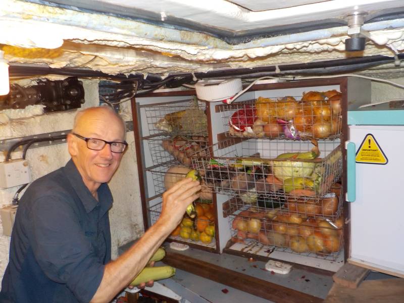 Roger with fresh veg