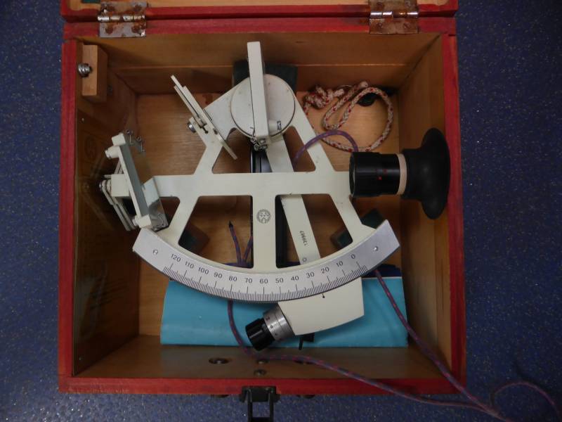 Sextant in box