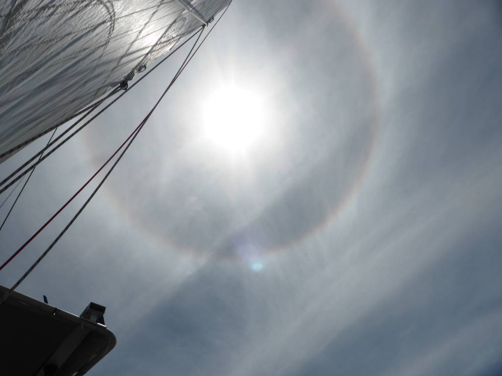 Halo around the sun